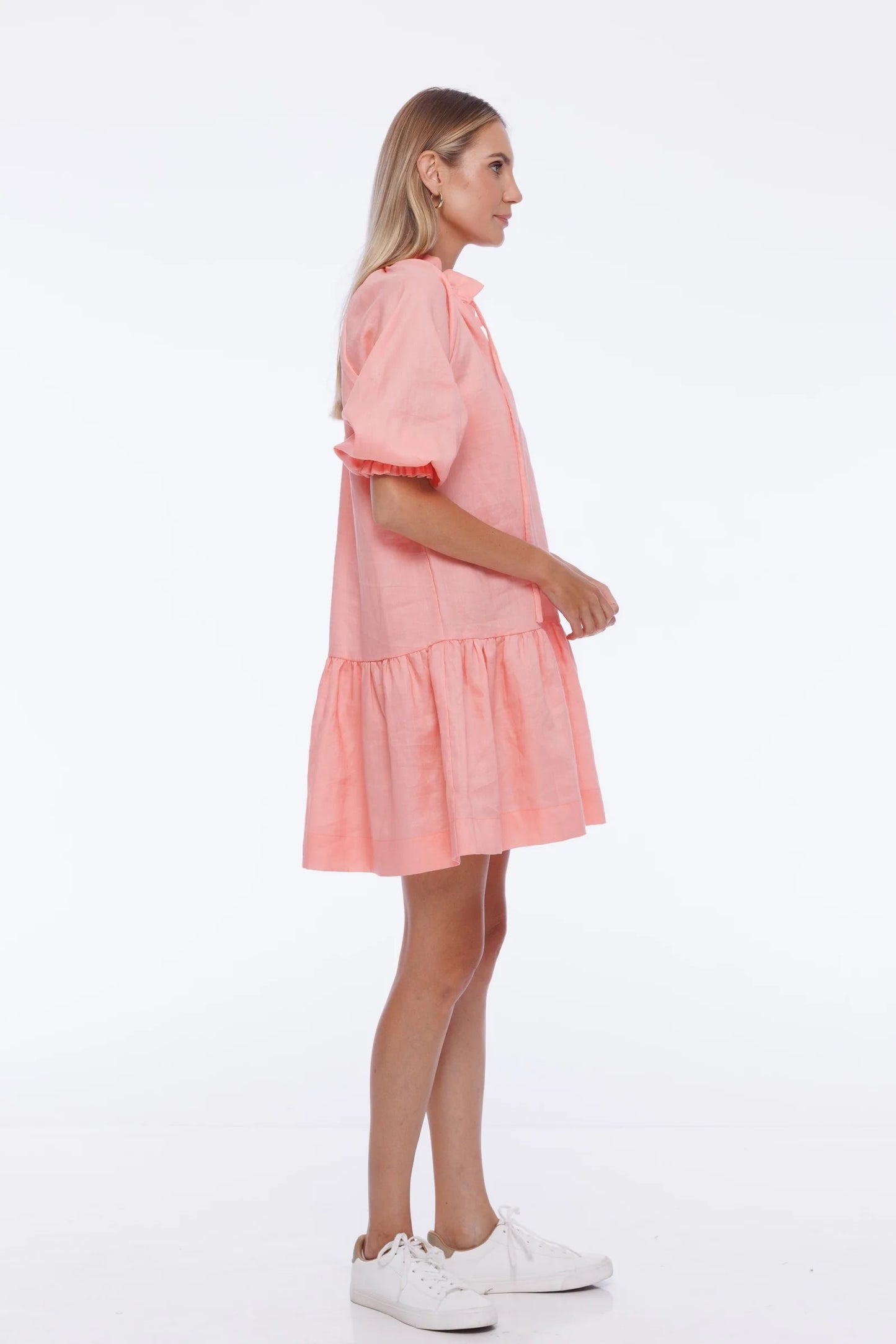Charlotte Mini Dress - Peach