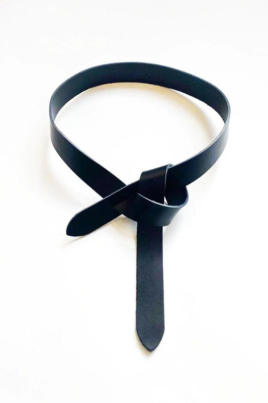 The Easy Leather Belt -Black - Outline Clothing NZ